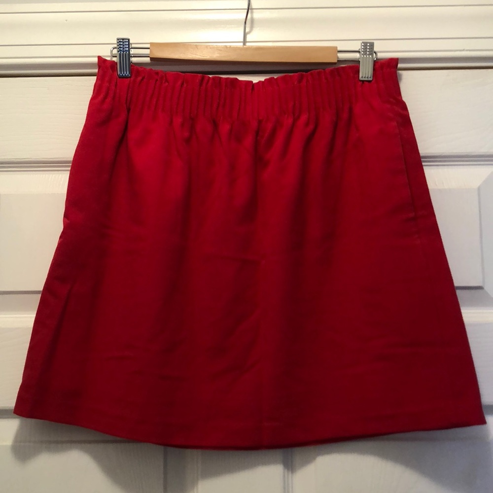 Paper bag waist, mini skirt